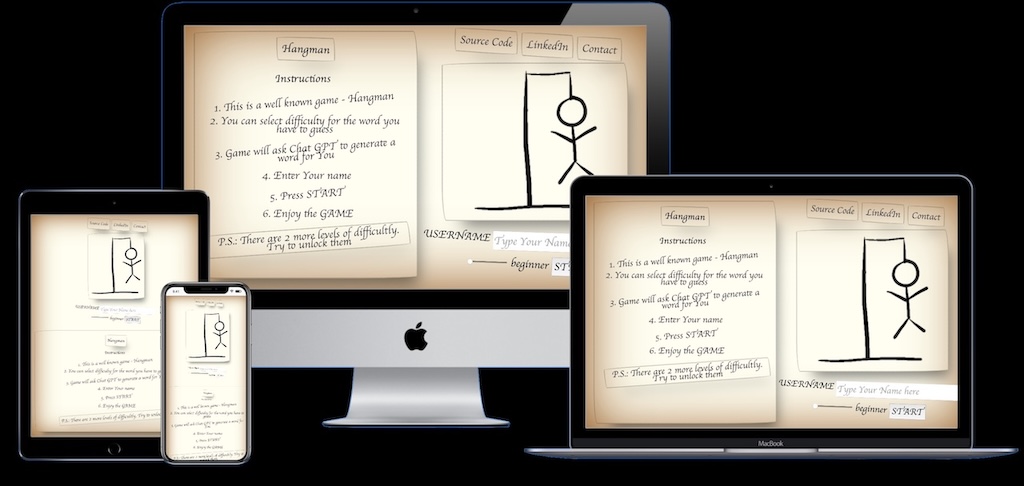 HangMan project preview